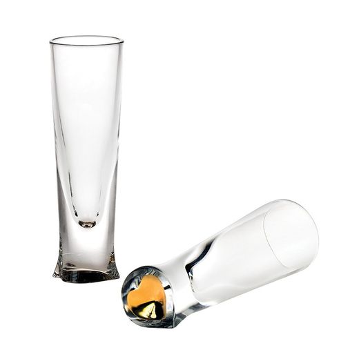 Kurzes Whiskyglas aus Klarglas, Ø 8,5 x 8 cm | Sansibar