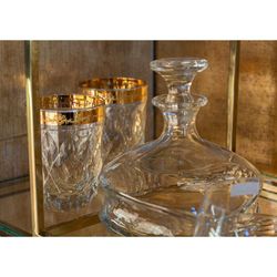 Kurzes Whiskyglas aus Klarglas, Ø 8,5 x 8 cm | Sansibar