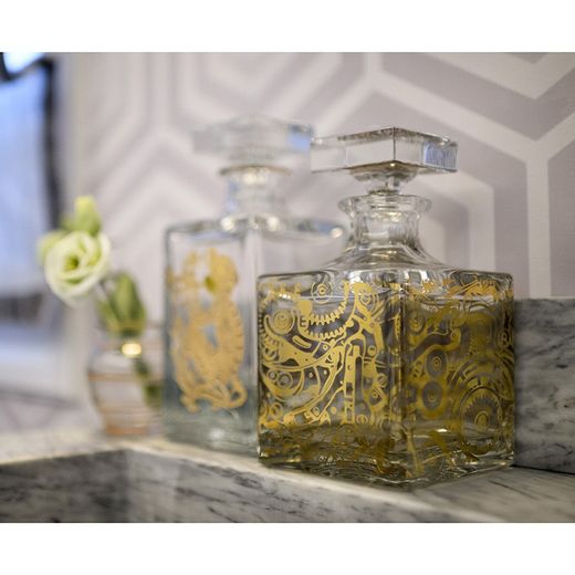 Kurzes Whiskyglas aus Klarglas, Ø 8,5 x 8 cm | Sansibar