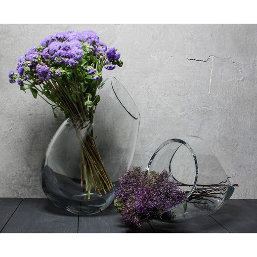 Kurzes Whiskyglas aus Klarglas, Ø 8,5 x 8 cm | Sansibar