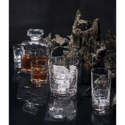 Kurzes Whiskyglas aus Klarglas, Ø 8,5 x 8 cm | Sansibar