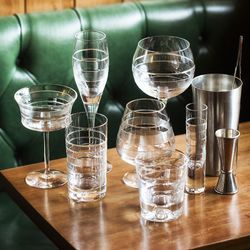 Kurzes Whiskyglas aus Klarglas, Ø 8,5 x 8 cm | Sansibar