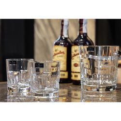 Kurzes Whiskyglas aus Klarglas, Ø 8,5 x 8 cm | Sansibar