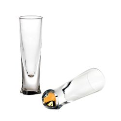 Kurzes Whiskyglas aus Klarglas, Ø 8,5 x 8 cm | Sansibar