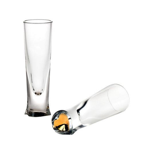 Kurzes Whiskyglas aus Klarglas, Ø 8,5 x 8 cm | Sansibar