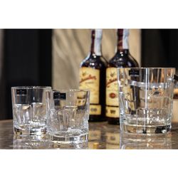 Kurzes Whiskyglas aus Klarglas, Ø 8,5 x 8 cm | Sansibar