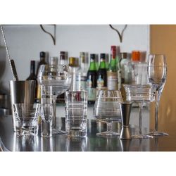 Kurzes Whiskyglas aus Klarglas, Ø 8,5 x 8 cm | Sansibar