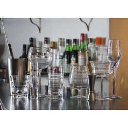 Kurzes Whiskyglas aus Klarglas, Ø 8,5 x 8 cm | Sansibar