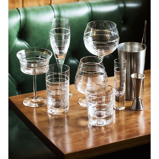 Kurzes Whiskyglas aus Klarglas, Ø 8,5 x 8 cm | Sansibar