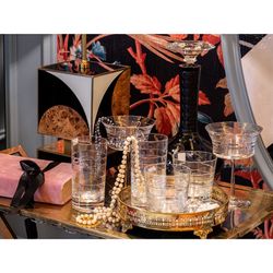 Kurzes Whiskyglas aus Klarglas, Ø 8,5 x 8 cm | Sansibar