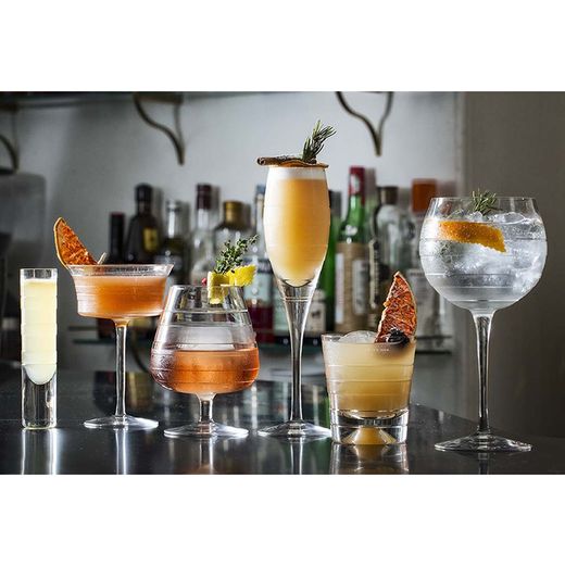 Kurzes Whiskyglas aus Klarglas, Ø 8,5 x 8 cm | Sansibar