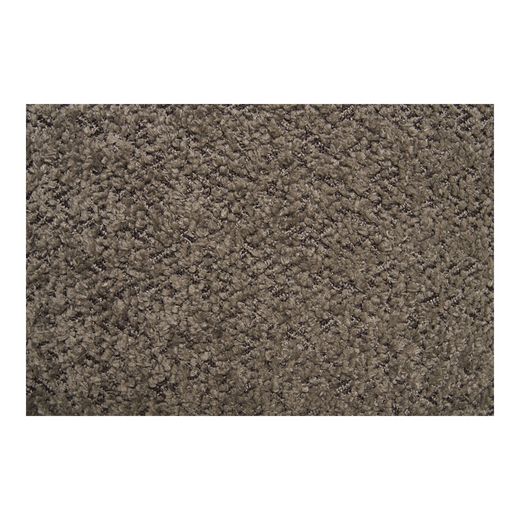 Brown Boucle fabric storage pouf, 45 x 45 x 36 cm | Medas