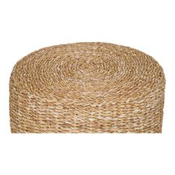Seagrass pouf in natural, 40 x 40 x 40 cm | Rivera