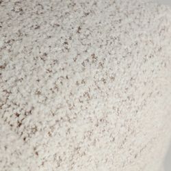 Puff de tejido en beige, 56 x 56 x 42 cm | Block
