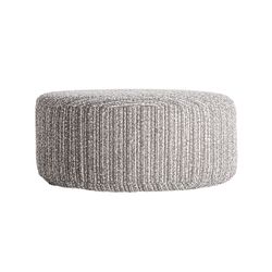 Puff de tejido en gris, 80 x 80 x 36 cm | Bubu