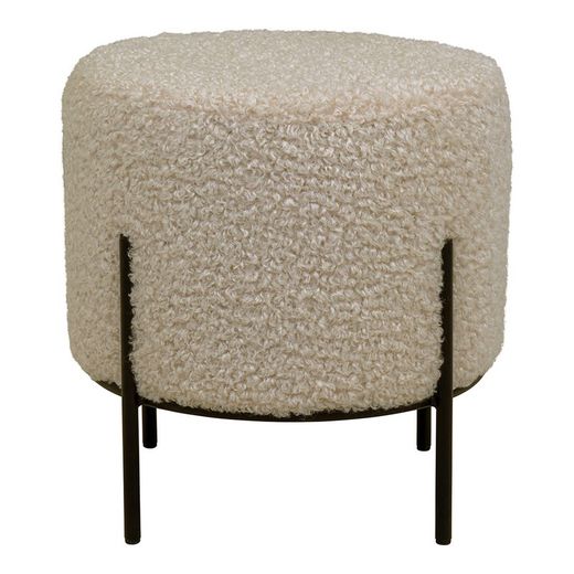 Sherpa Pouf in Beige, 35.5 x 35.5 x 37 cm | Alford