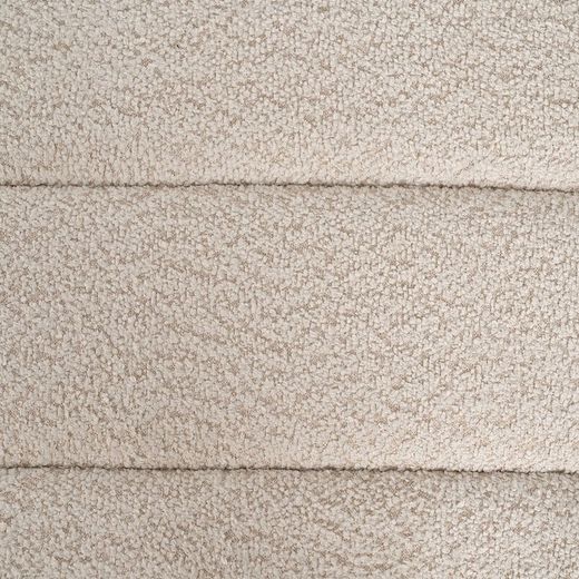 Modular sofa in beige fabric, 298 x 186 x 66 cm | Unstructured