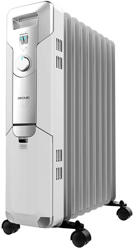 Radiador de Aceite 9 módulos Ready Warm 9000 Space Cecotec, 43x24x63 cm