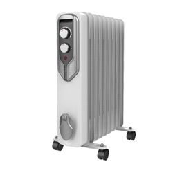 Electric Radiator Oil Comfort 7 Elements 1500 W με Θερμοστάτη και Τροχούς 33x24x55 cm