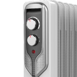 Electric Radiator Oil Comfort 7 Elements 1500 W με Θερμοστάτη και Τροχούς 33x24x55 cm
