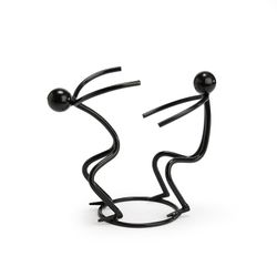 TYPE A RECONDITIONNÉ -Casier à bouteilles en métal, 22x11x18,5 cm