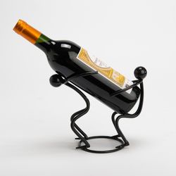 TYPE A RECONDITIONNÉ -Casier à bouteilles en métal, 22x11x18,5 cm