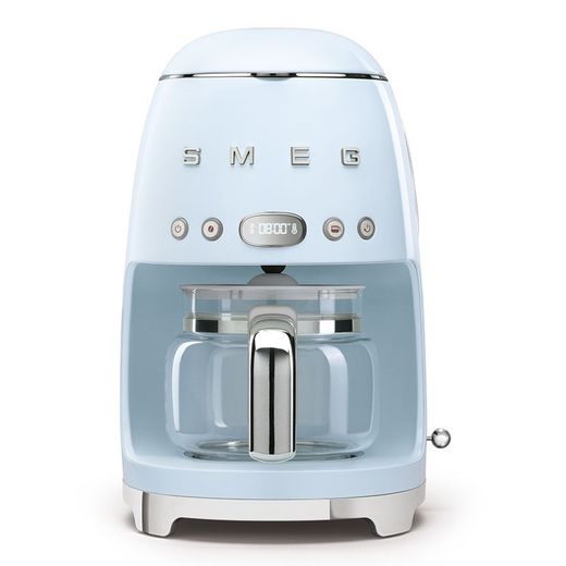REACONDICIONADO TIPO A -SMEG-Máquina de Café Goteo-Filtro Azul Celeste