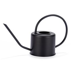 Arrosoir en métal noir, 37,5 x 13 x 20 cm