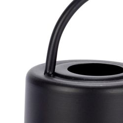 Arrosoir en métal noir, 37,5 x 13 x 20 cm