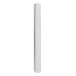 Aurea 200M zilveren methacrylaat zelfklevende wandklok, Ø90 / 100 cm