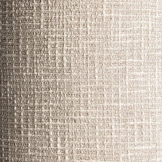 Reposapiés de tejido en beige, 48 x 48 x 42 cm | Aran
