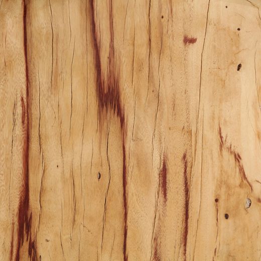 Repose-pieds Dharm en bois de tamarin naturel, 43 x 43 x 46 cm