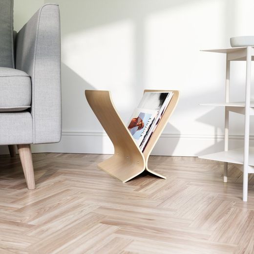 Revistero de Madera Arling Natural 39x19x40 cm
