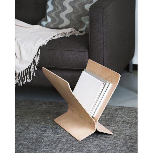 Revistero de Madera Arling Natural 39x19x40 cm