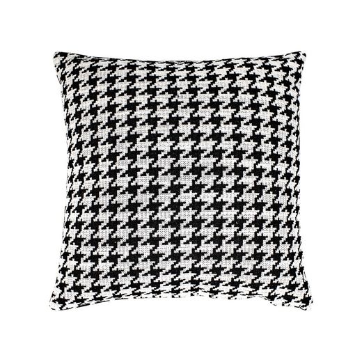 Pack of decorative houndstooth cushions, 2 pieces