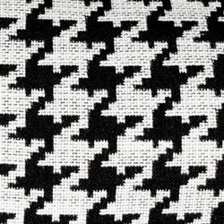 RIBE | Housse de coussin imprimé pied-de-poule noir et blanc 55 x 30 cm