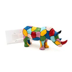 Decorative figure Rhinoceros in Polyresin L