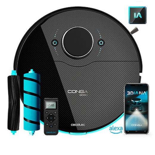 Robot aspirador Conga 9090 IA Cecotec, 45'6x39'9x28'8 cm