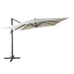 ROMA DE LUXE - Ombrellone in alluminio 300x400x280 cm