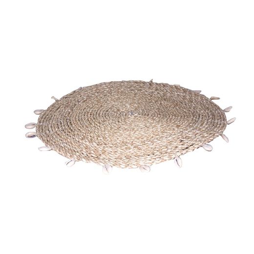 Salvamantel de Cuerda Beige, Ø39x1cm