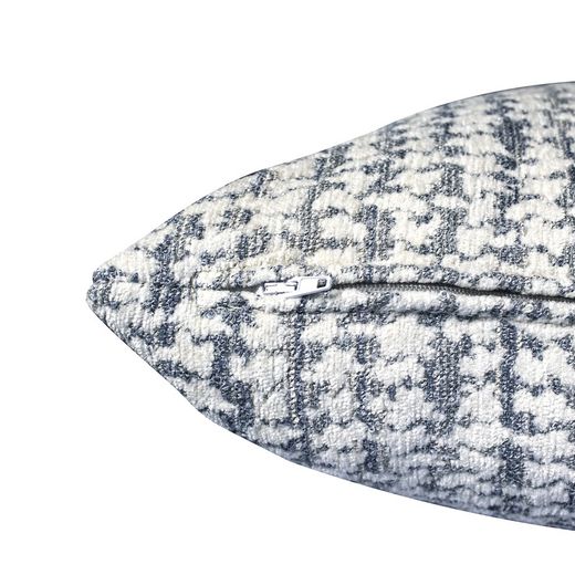 Funda de cojín con estampado azul claro/crudo, 45 x 45 cm | Salzburgo