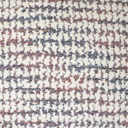 SALZBOURG | Housse de coussin imprimé écru, rose, rouge et gris 60 x 60 cm