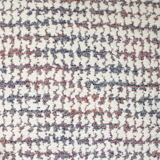 SALZBOURG | Housse de coussin imprimé écru, rose, rouge et gris 60 x 60 cm