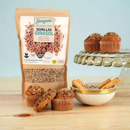 ECO zonnebloempitten, 500 gr