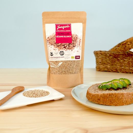Semillas Sésamo blanco ECO,  250 gr