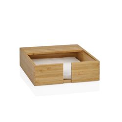 Bamboe servethouder, 17,5x17,5x5,5 cm