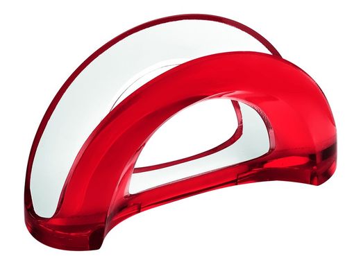 GUZZINI-Servilletero rojo, 18,4x7,2x9,6 cm