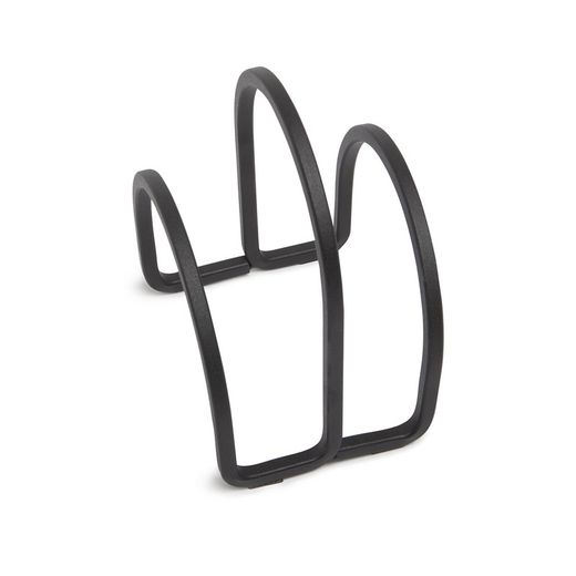 Porte-serviettes en fer noir, 12 x 10 x 15 cm | Écuyer