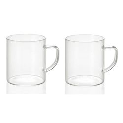 Σετ 2 Γυάλινα Ποτήρια 300ml, Ø7,5x8,5cm