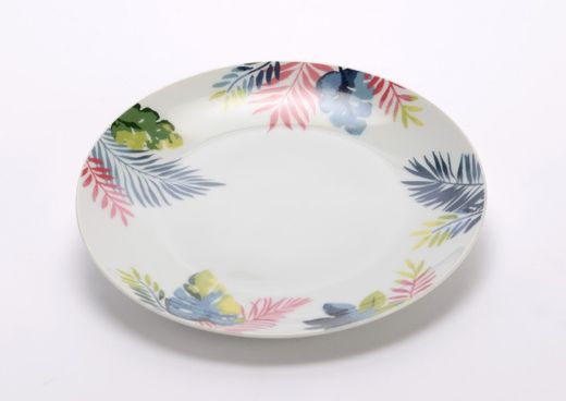Set of 6 dessert plates, 20.19x20.19x2 cm